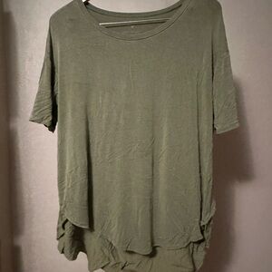 American Eagle Outfitters Green Short Sleeve Top
